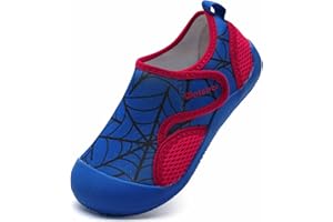 WateLves Wide Toddler Water Shoes Kids Quick Dry Barefoot Shoes Girls Boys Aqua Athletic Sneakers for Beach Hiking Swim Kayak Sport Accessories, Camping Essentials