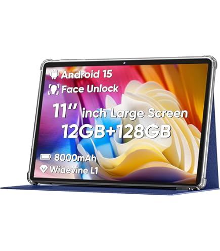 Amazon.com : 11 inch Tablet, 18GB + 128GB, Android 15 Tablet, 1TB