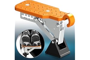 DYFURN Universal Fit Car Door Step 2024 Upgraded | 7 Gear Adjustable Foldable Roof Rack Door Step Up on Door Latch | Both Feet Stand Pedal Ladder | Max Load 500 lbs | Roof Access for Cars, SUVs, and Trucks