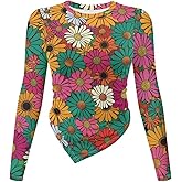 Xsehusvy Long Sleeve Shirts for Women Round Neck Lightweight Shirts Thermal Slim Workout Underwear Tops for Winter S-L