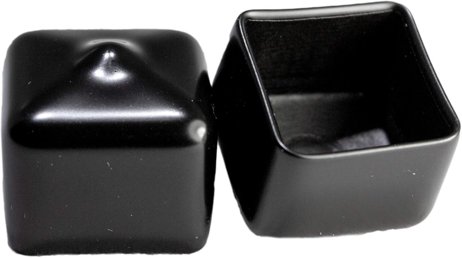 Prescott Plastics 3/4 Inch Square Black Vinyl End Cap