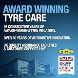 RING ULTRAINFLATE 10 Analogue Tyre Inflator with Wind-Up Power Cable view 6