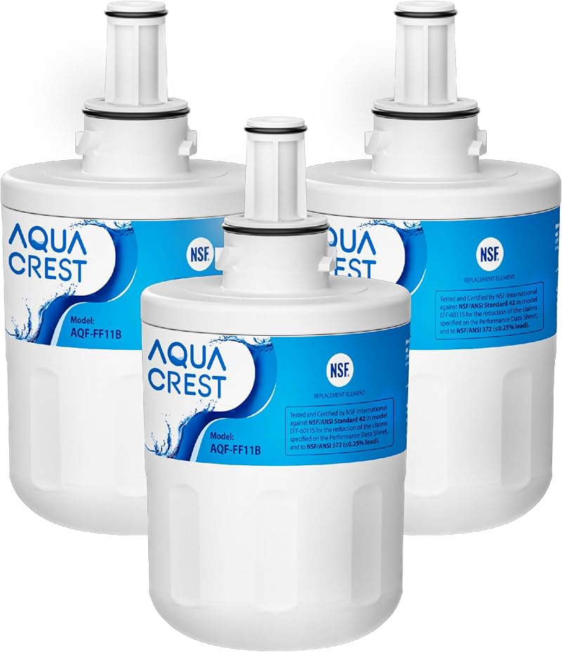 AQUA CREST Refrigerator Filter DA29-00003G 00003B 6317A Fit Samsung