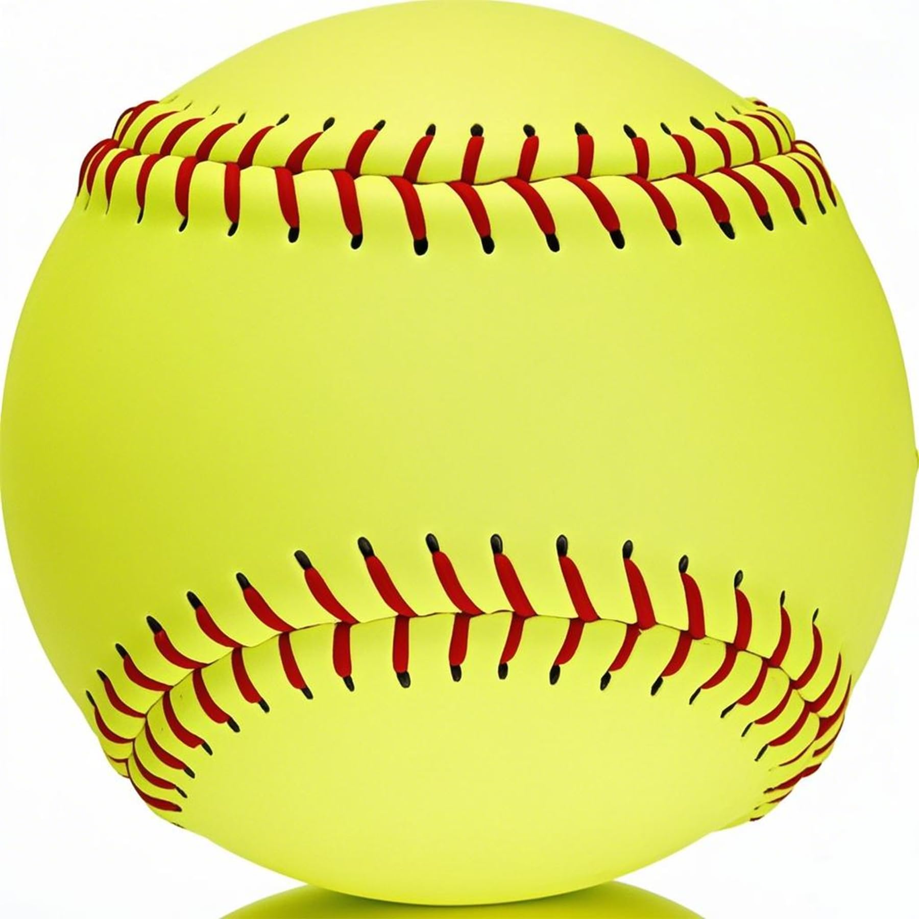 Photo 1 of OMYOPY Official Size Softballs 12" Softballs Fastpitch Practice Softball, Unmarked & Leather Covered Training Ball for Games, Practice and Training