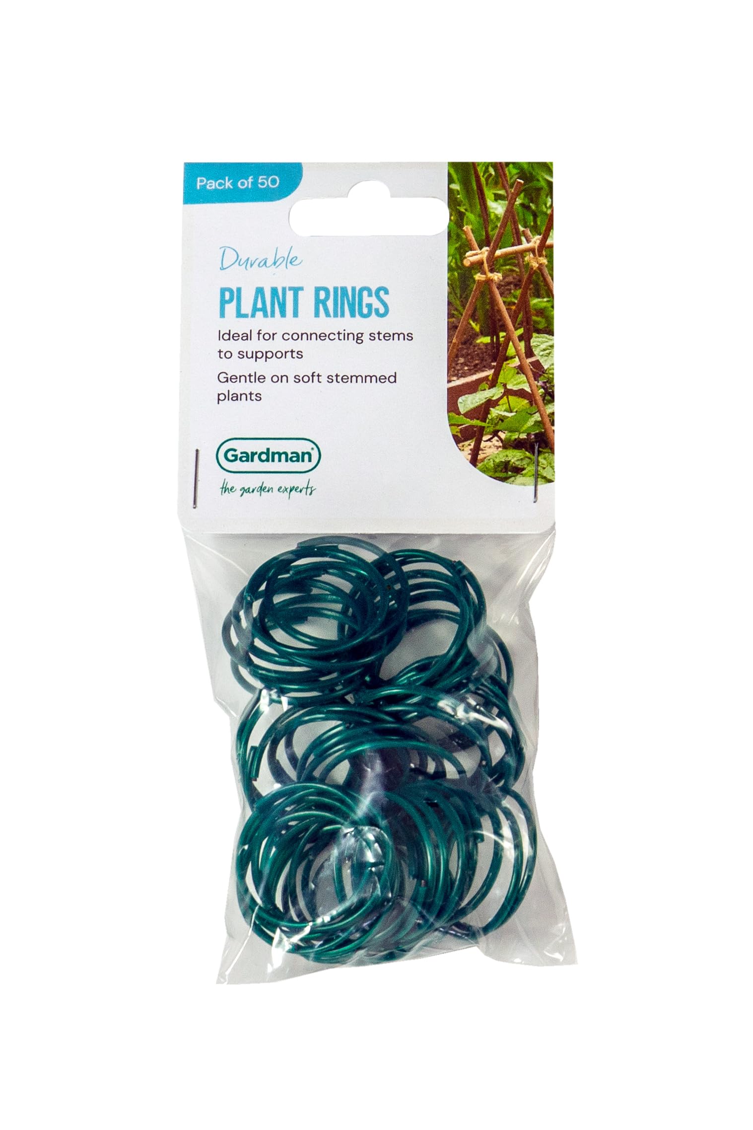 Gardman GM PVC Coated Plant Rings 50pk
