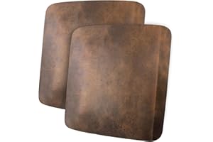 ANARACHON Leather Look Couch Cushion Covers Sofa Seat Slipcovers Sets Couches Furniture Protector for Sectional Armchair Loveseat Pets Kids Stretch Spandex Fabric (2 Cushion Loveseat, Dark Brown)