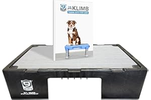 Blue-9 KLIMB Jr. Professionally Designed Dog Training Platform and DIY Guide for Behavior Basics, Made in The USA, Black