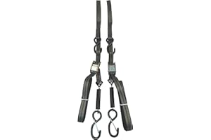 CAJUN TIE DOWNS Camper & RV Awning Spring Loaded Tie Down Anchor Kit - 1" X 12' - 2 per Set