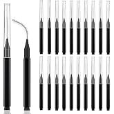 20 Pcs Micro Eyebrow Brush, Eyebrow Spoolie Brow Lamination Brush Spoolies for Eyebrows Eyelash Brushes Lash Lift Tool for Eyebrows and Eyelashes Extensions, Black