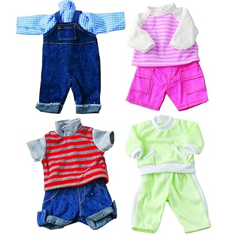 Amazon.com: Vestimenta para muñecos bebés de 12 - 14 pulgadas. 4 trajes de juego: Industrial \u0026 Scientific