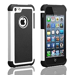 iPhone 5C Case, AUMIAU Hybrid Dual Layer Shock