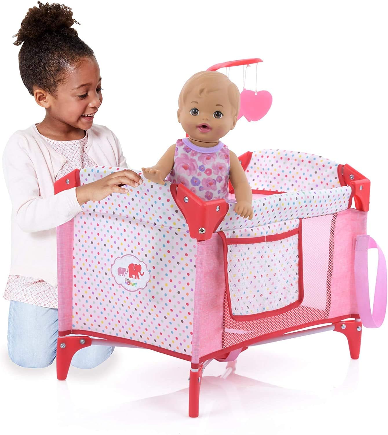 baby alive play yard with mobile