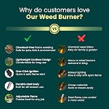 Green Haven Weed Burner with 8 Butane Canister Auto Ignition Flame Thrower view 7