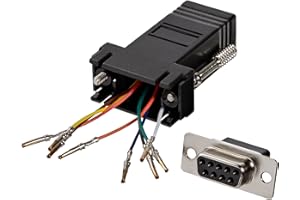 StarTech.com DB9 to RJ45 Modular Adapter - F/F - Serial adapter - DB-9 (F) to RJ-45 (F) - GC98FF