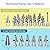 Kootek 177 Pcs Cake Decorating Kits Supplies - Aluminium Alloy Revolving Cake Turntable, Numbered Cake Decorating Tips and Frosting Tools for Baking Cupcake Cookie Muffin Kitchen Utensils