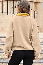 Dokotoo Womens Oversized Sweatshirts Fuzzy Fleece
