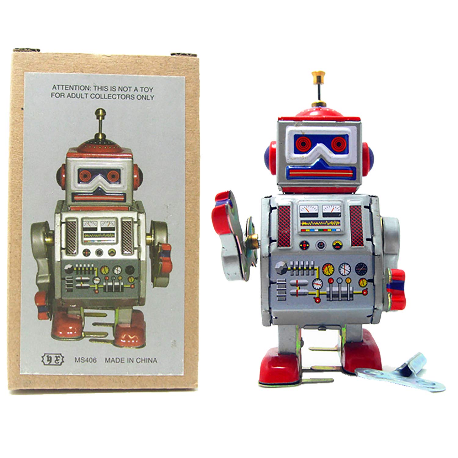Tin Toy Robot Radar DAVE Robot Wind up collectible tin toy Buy