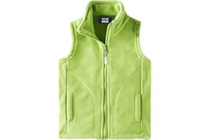 LittleSpring Kids Fleece Vest Jacket Full-Zip Warm Sleeveless