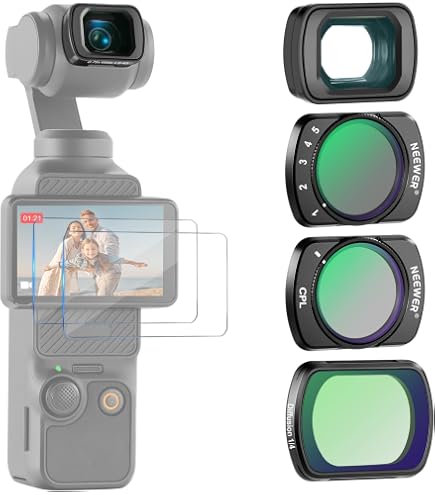 Freewell Filtre ND4 Pour Osmo Pocket 3 - Densité Neutre Magnétique GimbalSafe, Protection Et Créativité