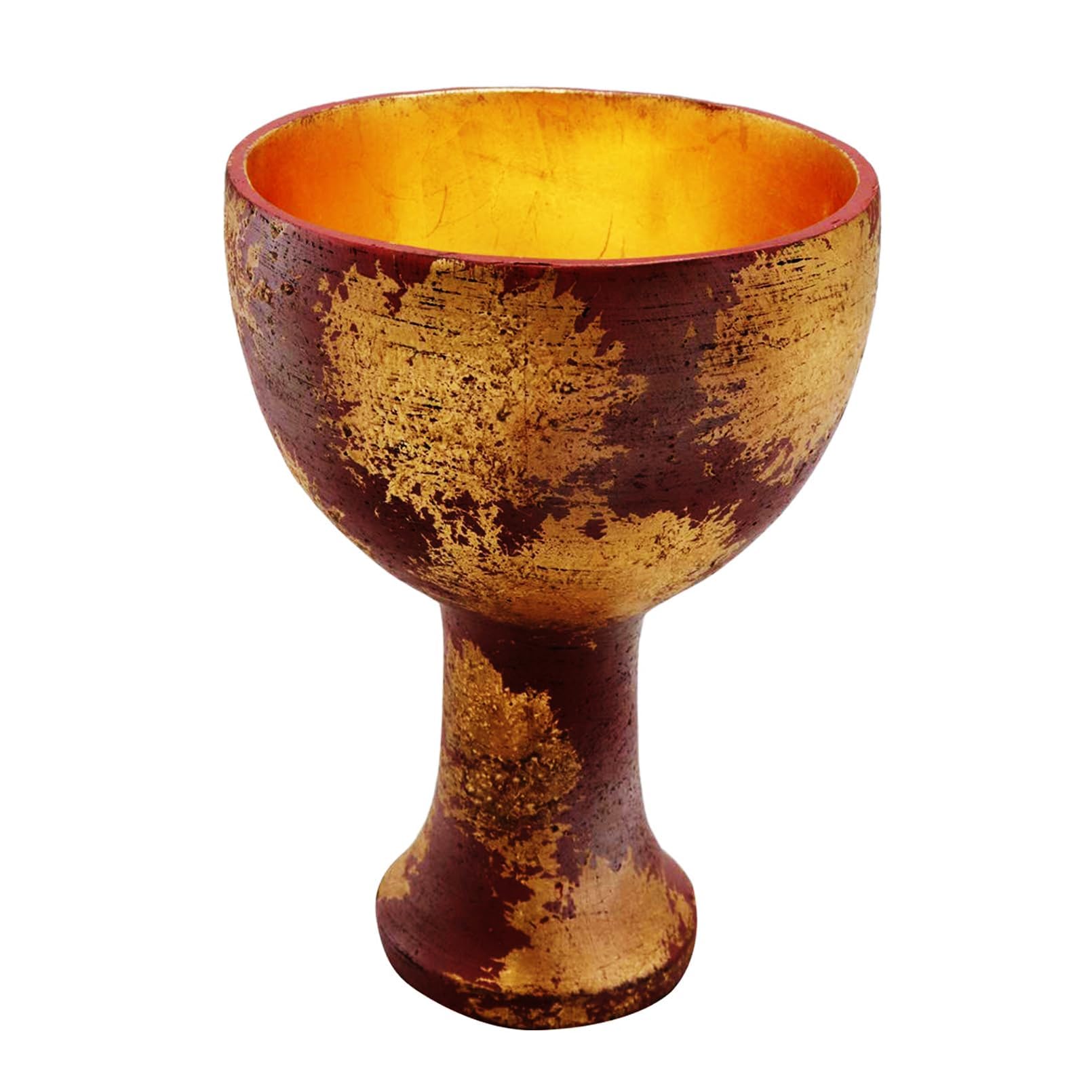 Holy Grail Cup Gold Resin Cosplay Prop Movie Replica Halloween Collection Collectible Home Decoration