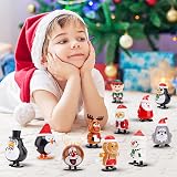 YAAVAAW 3Pack Christmas Wind Up Toy Kids Party Bag Funny Jumping Xmas Gift view 6