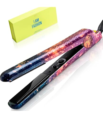 Amazon.com : RoyalCraft TM Hair Straightener Iron Blue  display picture 3