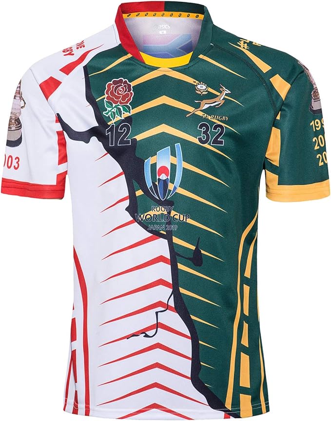 2019 World Cup South Africa Champion Joint Edition Rugby Jersey TShirts, Men's Competition 2019 World Cup South Africa Champion Joint Edition Rugby Jersey TShirts, Men's Competition