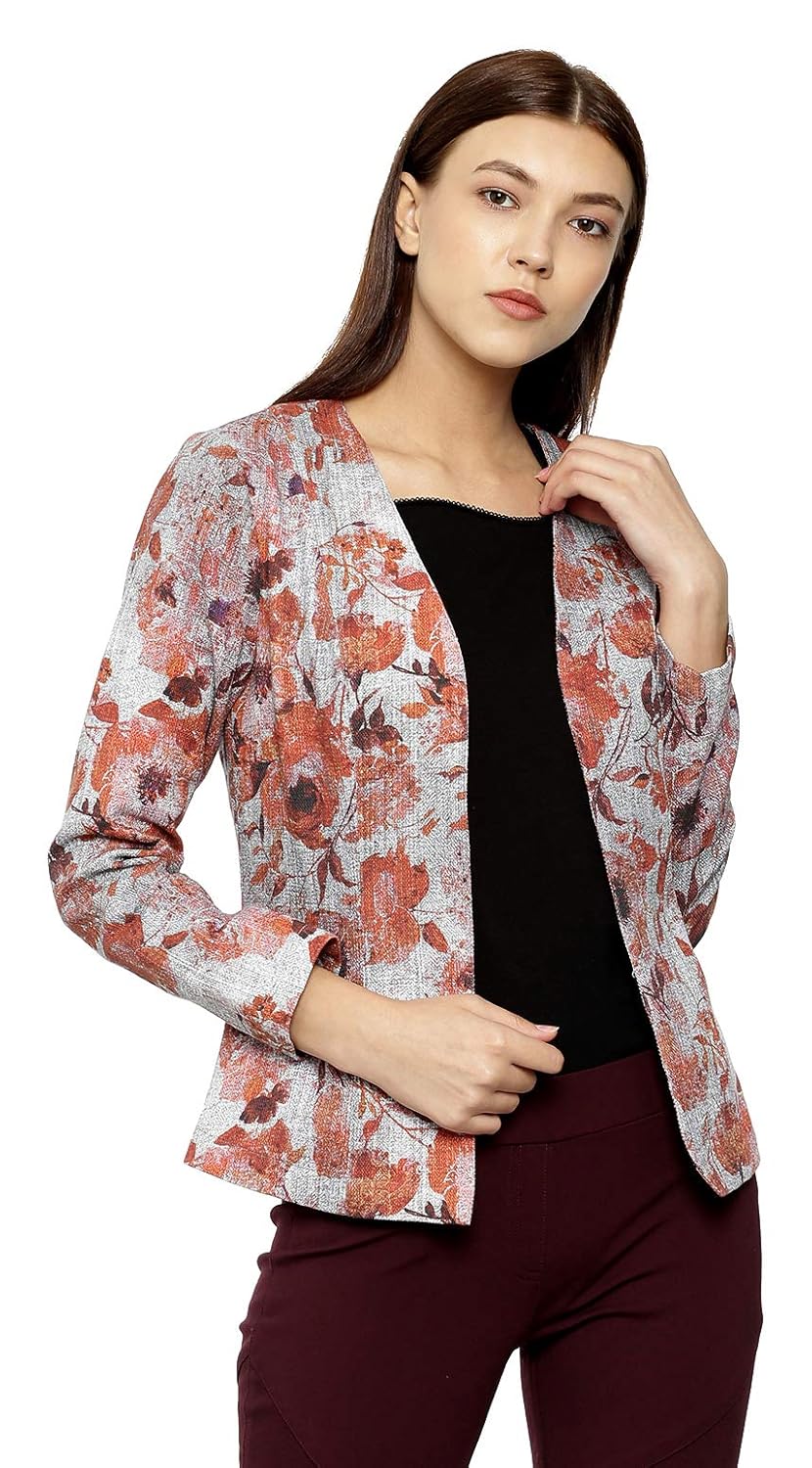 quancious | game changer full sleeves womens organic cotton blazer