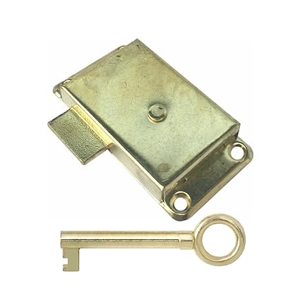 Wardrobe Cupboard Drawer Cabinet Door Lock And Key 52mm Amazon Co