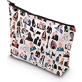 VAMSII Gossip TV Show Inspired Gift Gossip Characters Cosmetic Bag Hello Detective Gift Upper East Side TV Show Fans Gift (HELLO)