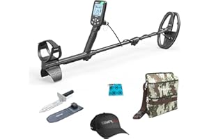 NOKTA DETECTION TECHNOLOGIES Nokta Simplex Lite Metal Detector with 9.5” Waterproof DD Search Coil (Simplex Lite Starter Pack)