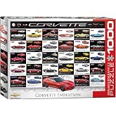 EuroGraphics Corvette Evolution Jigsaw Puzzle (1000-Piece) , Blue