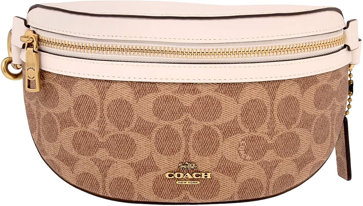 belt bag in signature canvas