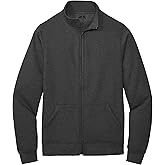 Joe's USA Men's Fleece Cadet Collar Full Zip Sweatshirts in S-4XL