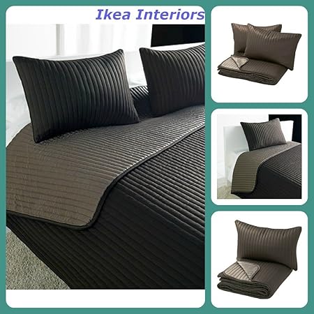 Karit Ikea Bedspread Available In 2 Sizes And Choice Of Blue Grey