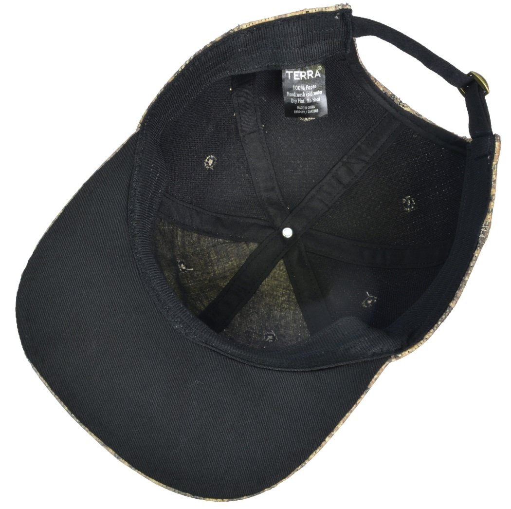 Terra Mens Flat Bill Hat Hip-Hop Snapback Cap Red Line Pattern Adjustable Buckle Closure