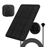 Solar Panel for Blink Camera, Solar Panel 4W Compatible with Blink Outdoor 4 (4th Gen) Camera, Solar Charger for Camera Outdoor with 13.12Ft Outdoor Power Cable, Adjustable Mount, IP65 Waterproof