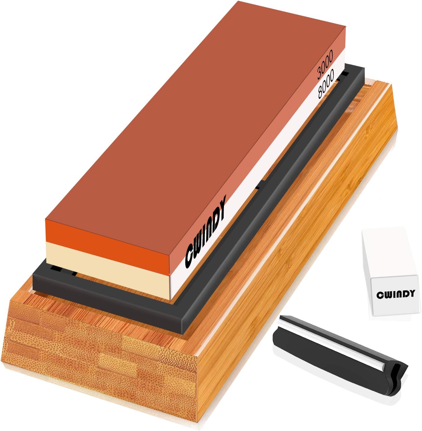 CWINDY 3000/8000 Grit Sharpening Stone Whetstones Knife Sharpening