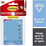 Command Decorating Clips Value Pack 40 Clear Hooks 48 Adhesive Strips view 2