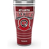 Tervis Traveler NFL Atlanta Falcons - Vintage Triple Insulated Tumbler Travel Cup Keeps Drinks Cold & Hot, 30oz, Stainless Steel
