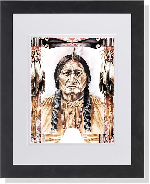 Native American Indian Sioux Leader Sitting