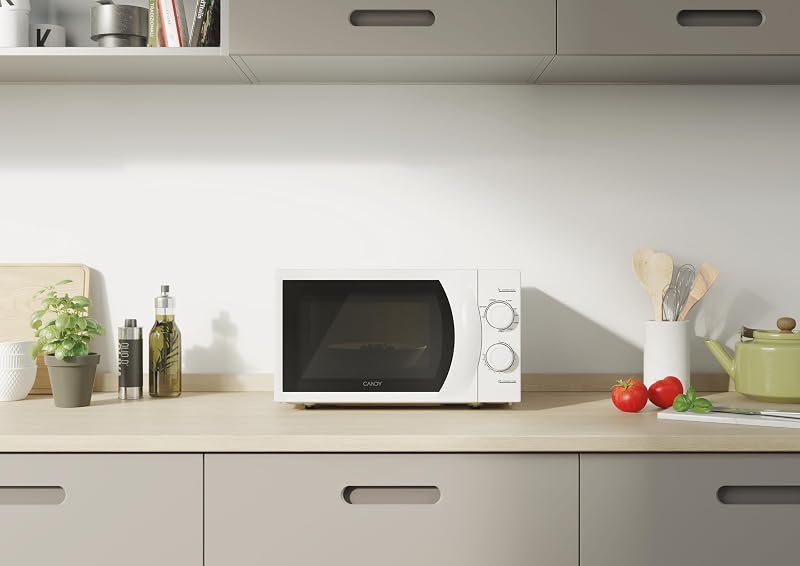 Smart CMG 2071M, Micro-ondas com grelhador, 20L, Mecânica, Temporizador, 6 níveis de potência, mesa giratória de 24,5cm, Desembaciamento automático, 700W/900W, branco