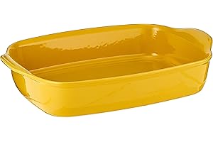 Emile Henry Rectangular Baking Dish, Provence, 14.2 x 9.1 x 2.8 Inch