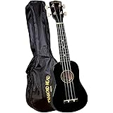 Diamond Head DU-100 Rainbow Soprano Ukulele - Black