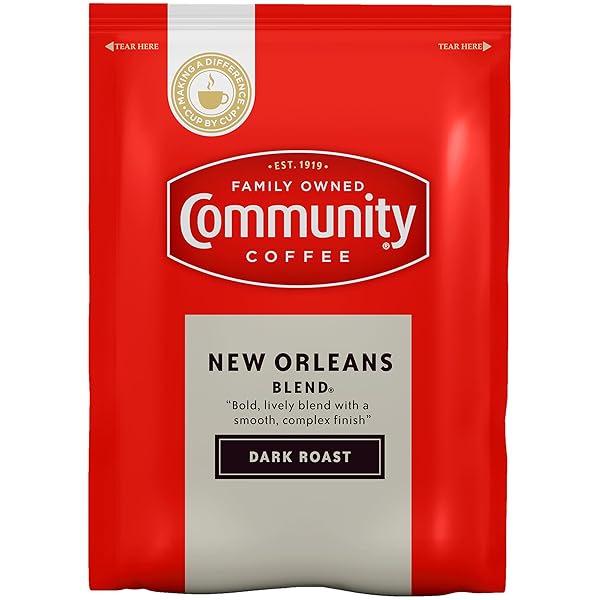 COMMUNITY COFFEE NEW ORLEANS BLEND, DARK ROAST PRE-MEASURED...