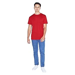 American Apparel Unisex 50/50 Crewneck Short Sleeve
