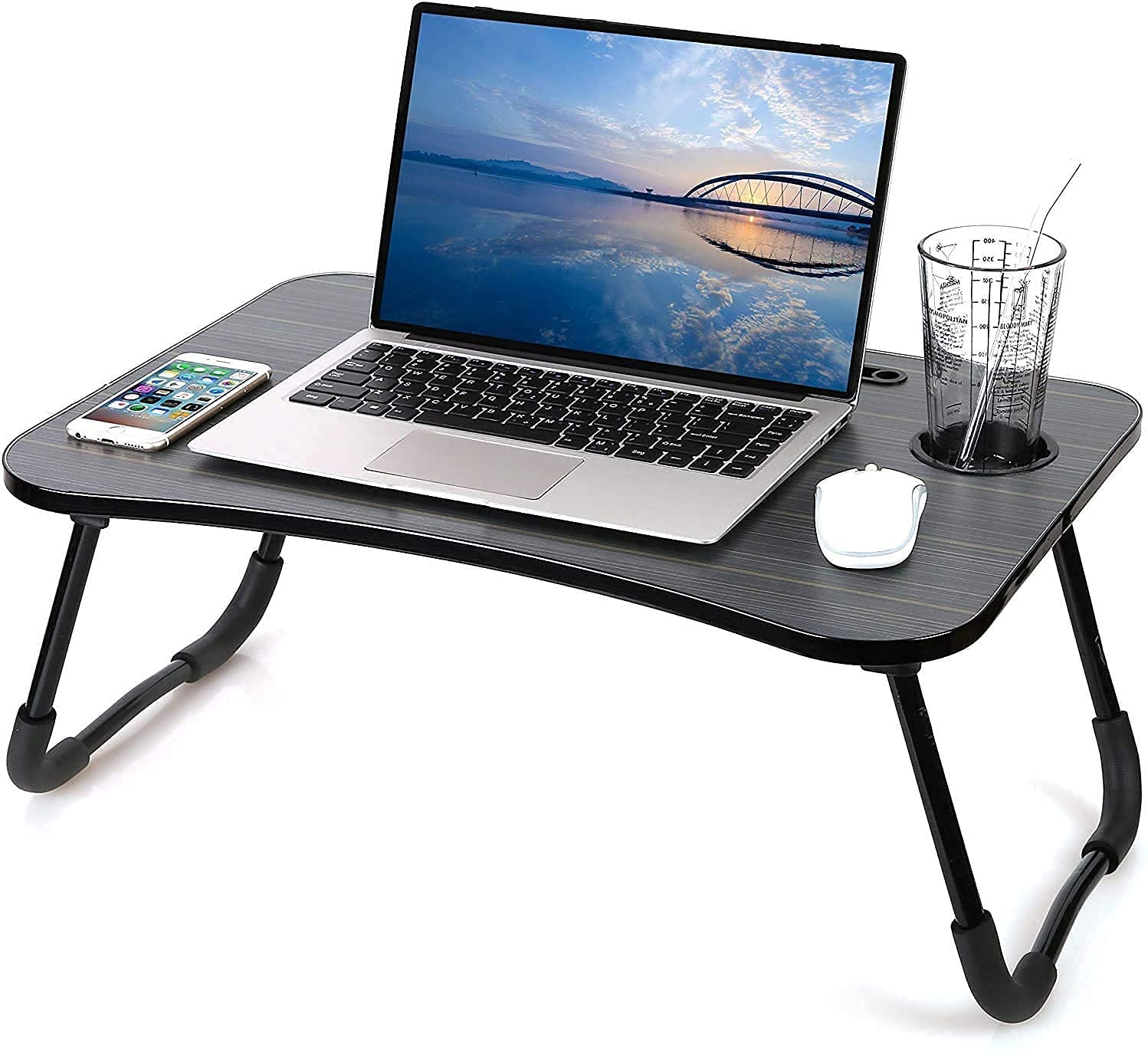 Radhe Enterprise Multi-Purpose Foldable Laptop Table with Tablet Slot