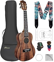 Ulumac Tenor Ukulele, KOA Acacia Wood 26 inch