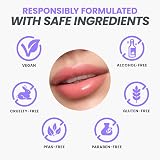 Wonderskin Lip Oil Rehab Seruml Tinted Lip Oil Coral Pink 0.17 oz view 6