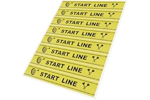 Happyyami Throw Line Line Floor Sticker: PVC Board Toe Line Marker for Players Darts Game